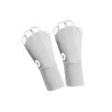 Maxbell 1 Pair Summer Golf Half Finger Gloves Ice Silk Material Stretchable Portable Grey