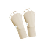 Maxbell 1 Pair Summer Golf Half Finger Gloves Ice Silk Material Stretchable Portable Beige