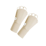 Maxbell 1 Pair Summer Golf Half Finger Gloves Ice Silk Material Stretchable Portable Beige