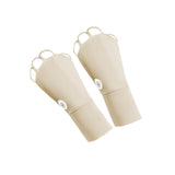 Maxbell 1 Pair Summer Golf Half Finger Gloves Ice Silk Material Stretchable Portable Beige