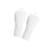 Maxbell 1 Pair Summer Golf Half Finger Gloves Ice Silk Material Stretchable Portable White