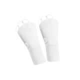 Maxbell 1 Pair Summer Golf Half Finger Gloves Ice Silk Material Stretchable Portable White