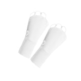 Maxbell 1 Pair Summer Golf Half Finger Gloves Ice Silk Material Stretchable Portable White