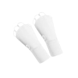 Maxbell 1 Pair Summer Golf Half Finger Gloves Ice Silk Material Stretchable Portable White