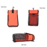 Maxbell Scuba Diving Gear Storage Bag Snorkeling Equipment Holder Mesh Pocket Large Mesh Fluorescent Red