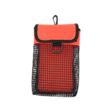 Maxbell Scuba Diving Gear Storage Bag Snorkeling Equipment Holder Mesh Pocket Large Mesh Fluorescent Red