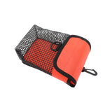 Maxbell Scuba Diving Gear Storage Bag Snorkeling Equipment Holder Mesh Pocket Large Mesh Fluorescent Red