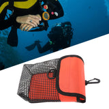 Maxbell Scuba Diving Gear Storage Bag Snorkeling Equipment Holder Mesh Pocket Large Mesh Fluorescent Red