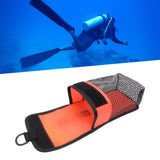 Maxbell Scuba Diving Gear Storage Bag Snorkeling Equipment Holder Mesh Pocket Large Mesh Fluorescent Red