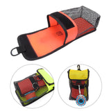 Maxbell Scuba Diving Gear Storage Bag Snorkeling Equipment Holder Mesh Pocket Large Mesh Fluorescent Red