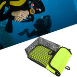 Maxbell Scuba Diving Gear Storage Bag Snorkeling Equipment Holder Mesh Pocket Large Mesh Fluorescent Yellow