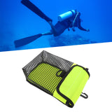 Maxbell Scuba Diving Gear Storage Bag Snorkeling Equipment Holder Mesh Pocket Large Mesh Fluorescent Yellow