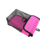 Maxbell Scuba Diving Gear Storage Bag Snorkeling Equipment Holder Mesh Pocket Large Mesh Fluorescent Pink