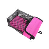 Maxbell Scuba Diving Gear Storage Bag Snorkeling Equipment Holder Mesh Pocket Large Mesh Fluorescent Pink