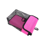 Maxbell Scuba Diving Gear Storage Bag Snorkeling Equipment Holder Mesh Pocket Large Mesh Fluorescent Pink