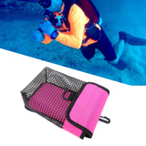 Maxbell Scuba Diving Gear Storage Bag Snorkeling Equipment Holder Mesh Pocket Large Mesh Fluorescent Pink