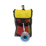 Maxbell Scuba Diving Gear Storage Bag Snorkeling Equipment Holder Mesh Pocket Large Mesh Yellow