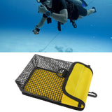 Maxbell Scuba Diving Gear Storage Bag Snorkeling Equipment Holder Mesh Pocket Large Mesh Yellow