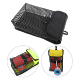 Maxbell Scuba Diving Gear Storage Bag Snorkeling Equipment Holder Mesh Pocket Large Mesh Black