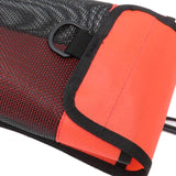 Maxbell Scuba Diving Gear Storage Bag Snorkeling Equipment Holder Mesh Pocket Small Mesh Fluorescent Red