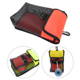 Maxbell Scuba Diving Gear Storage Bag Snorkeling Equipment Holder Mesh Pocket Small Mesh Fluorescent Red