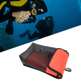 Maxbell Scuba Diving Gear Storage Bag Snorkeling Equipment Holder Mesh Pocket Small Mesh Fluorescent Red