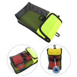 Maxbell Scuba Diving Gear Storage Bag Snorkeling Equipment Holder Mesh Pocket Small Mesh Fluorescent Yellow