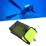 Maxbell Scuba Diving Gear Storage Bag Snorkeling Equipment Holder Mesh Pocket Small Mesh Fluorescent Yellow