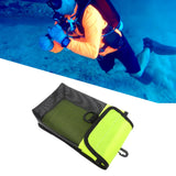 Maxbell Scuba Diving Gear Storage Bag Snorkeling Equipment Holder Mesh Pocket Small Mesh Fluorescent Yellow