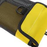 Maxbell Scuba Diving Gear Storage Bag Snorkeling Equipment Holder Mesh Pocket Small Mesh Yellow