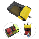 Maxbell Scuba Diving Gear Storage Bag Snorkeling Equipment Holder Mesh Pocket Small Mesh Yellow