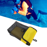 Maxbell Scuba Diving Gear Storage Bag Snorkeling Equipment Holder Mesh Pocket Small Mesh Yellow