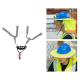 Maxbell Safety Helmet Chin Strap Universal Adjustable Comfortable Hardhat Chin Strap Horizontal Hole Cup