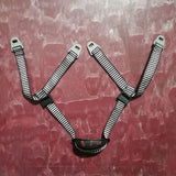 Maxbell Hard Hat Chin Strap Adjustable Y Type Helmet Strap for Bike Skiing Climbing 2 Buckle Chin Rest