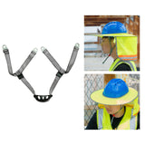 Maxbell Hard Hat Chin Strap Adjustable Y Type Helmet Strap for Bike Skiing Climbing 2 Buckle Chin Rest
