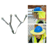 Maxbell Hard Hat Chin Strap Adjustable Y Type Helmet Strap for Bike Skiing Climbing Vertical Hole Buckle