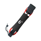 Maxbell Surfboard Leash Paddle Board Leash Surfing Accessories TPU Outdoor SUP Strap 6ft Red