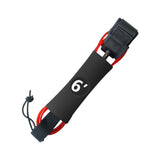 Maxbell Surfboard Leash Paddle Board Leash Surfing Accessories TPU Outdoor SUP Strap 6ft Red