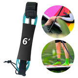 Maxbell Surfboard Leash Paddle Board Leash Surfing Accessories TPU Outdoor SUP Strap 6ft Blue