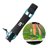 Maxbell Surfboard Leash Paddle Board Leash Surfing Accessories TPU Outdoor SUP Strap 8ft Blue
