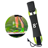 Maxbell Surfboard Leash Paddle Board Leash Surfing Accessories TPU Outdoor SUP Strap 8ft Green