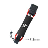 Maxbell Surfboard Leash Paddle Board Leash Surfing Accessories TPU Outdoor SUP Strap 9ft Red