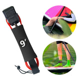 Maxbell Surfboard Leash Paddle Board Leash Surfing Accessories TPU Outdoor SUP Strap 9ft Red