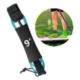 Maxbell Surfboard Leash Paddle Board Leash Surfing Accessories TPU Outdoor SUP Strap 9ft Blue