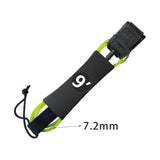 Maxbell Surfboard Leash Paddle Board Leash Surfing Accessories TPU Outdoor SUP Strap 9ft Green