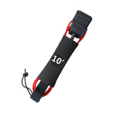 Maxbell Surfboard Leash Paddle Board Leash Surfing Accessories TPU Outdoor SUP Strap 10ft Red