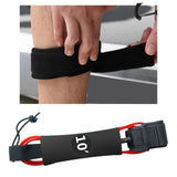 Maxbell Surfboard Leash Paddle Board Leash Surfing Accessories TPU Outdoor SUP Strap 10ft Red