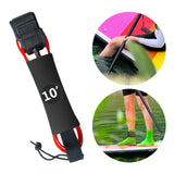 Maxbell Surfboard Leash Paddle Board Leash Surfing Accessories TPU Outdoor SUP Strap 10ft Red