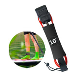 Maxbell Surfboard Leash Paddle Board Leash Surfing Accessories TPU Outdoor SUP Strap 10ft Red