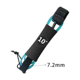 Maxbell Surfboard Leash Paddle Board Leash Surfing Accessories TPU Outdoor SUP Strap 10ft Blue